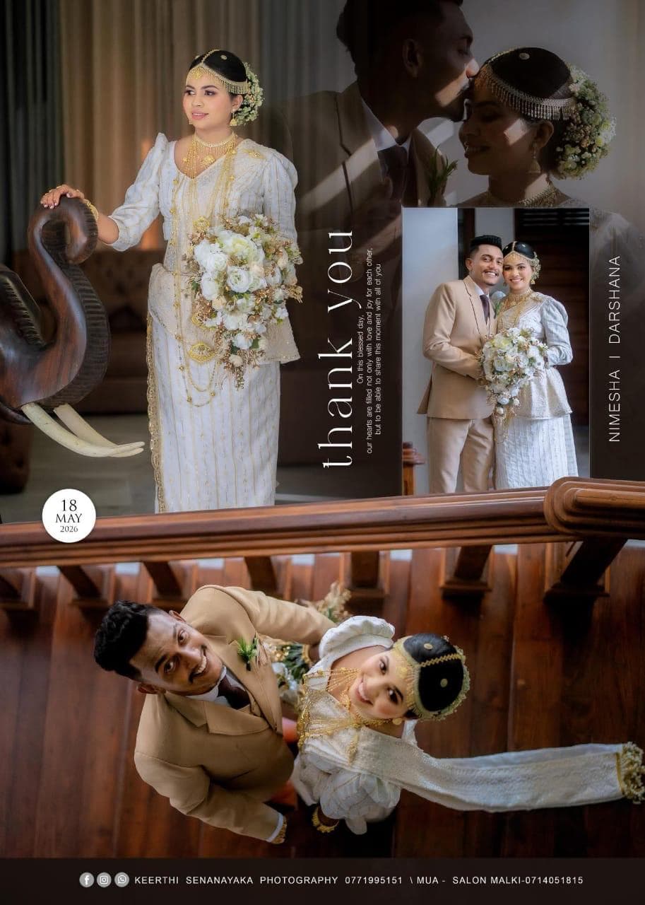 Nimesha & Darshana wedding planned by Chathu Wedding Planners